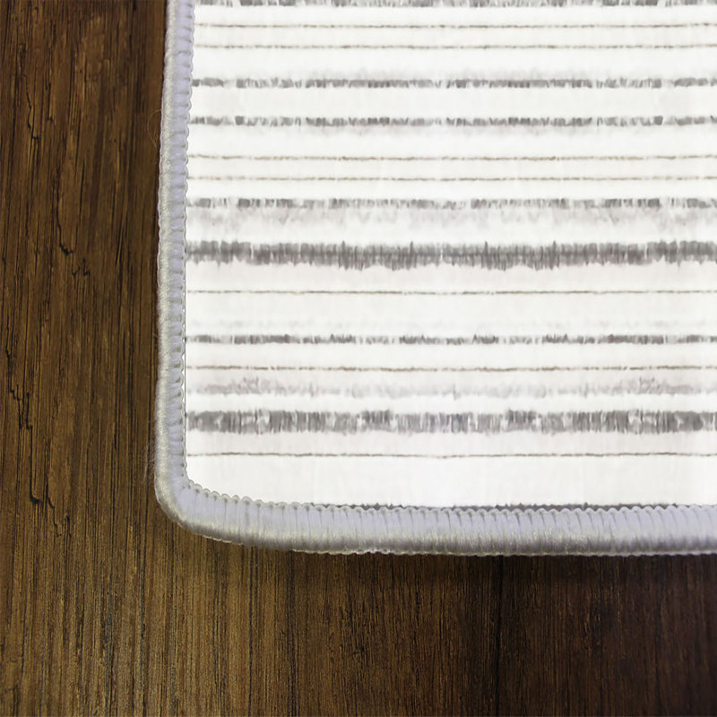 Stylish Woven Carpet, 5.2 x 7.5 Feet | 100% Polyester, 0.3 in Pile Height, Antibacterial, Non-Slip PVC Dot Underside | Machine Washable, 3D Digital Print | Perfect for Living Room, Bedroom & Home Décor