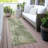 Machine Washable Indoor/Outdoor Xhevrie Sage Rug-111923786