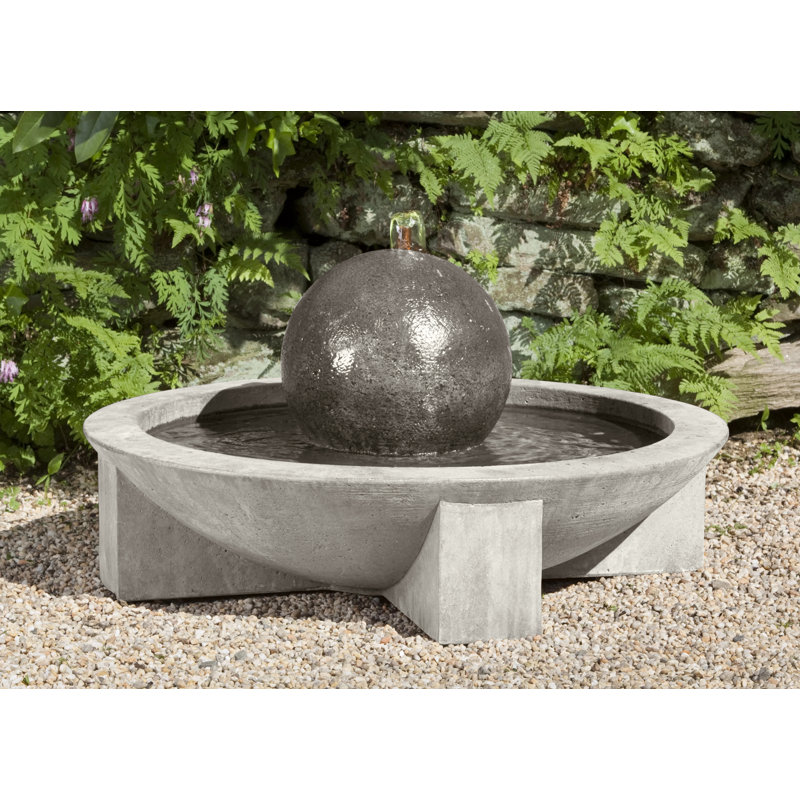 Zen Floor Fountain, Natural