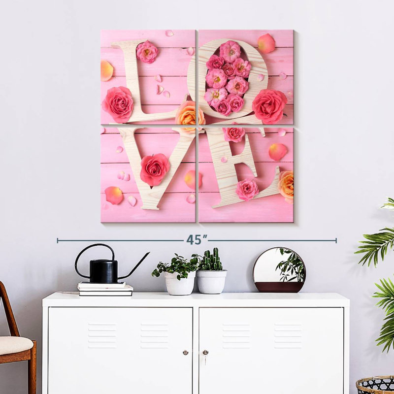 Kema Floral Love Wall Sign