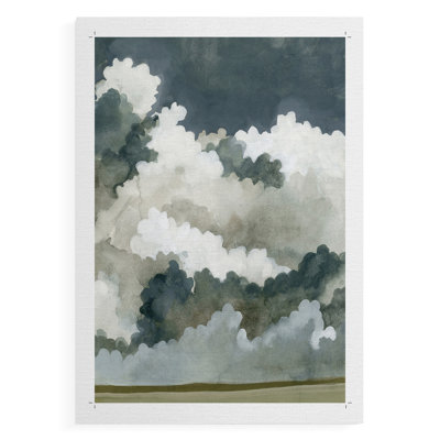 Vaste ciel neutre II - impression sur toile seulement - non encadrée