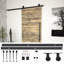 Sigisbert Sliding Single Door Barn Door Hardware Kit