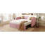 Lit de jour simple en velours rembourré avec lit gigogne-885131052