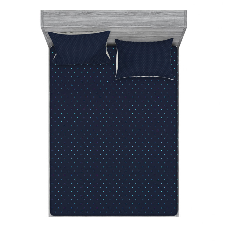 Microfiber Polka Dots Sheet Set
