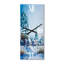 Petite ville en hiver - Horloge murale traditionnelle-2065612192