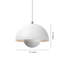 Luminaire suspendu simple gris clair Shamavi 1-2113279805