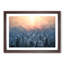 Sun High over Winter a Forest in Abstract - Picture Frame Graphic Art Print-55727310-55727324