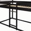 Lit superposé simple en bois avec tente-2102657565