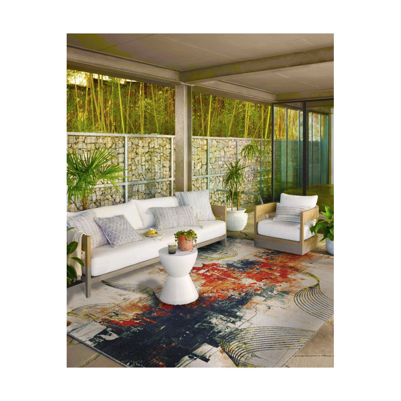 Tapis décoratif lavable à la machine, Tapis de couloir 3 pi 3 po x 6 pi 7 po 