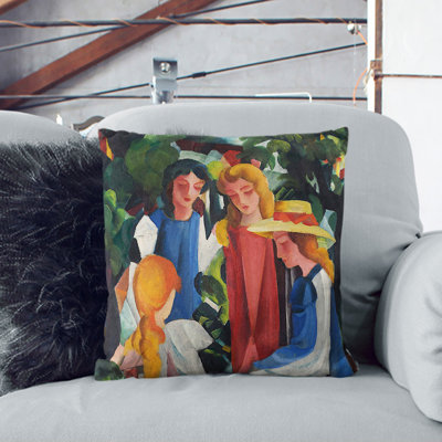 Four Girls Scatter Cushion