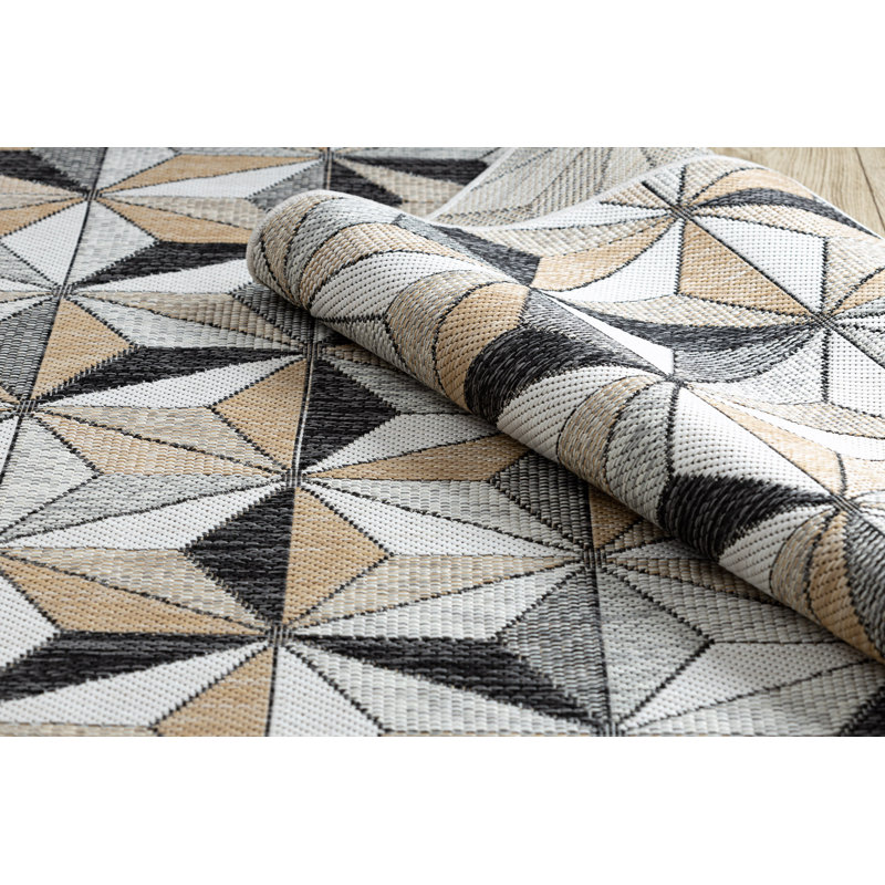 Toeterville Geometric Indoor / Outdoor Area Rug, Rectangle 120 x 170cm