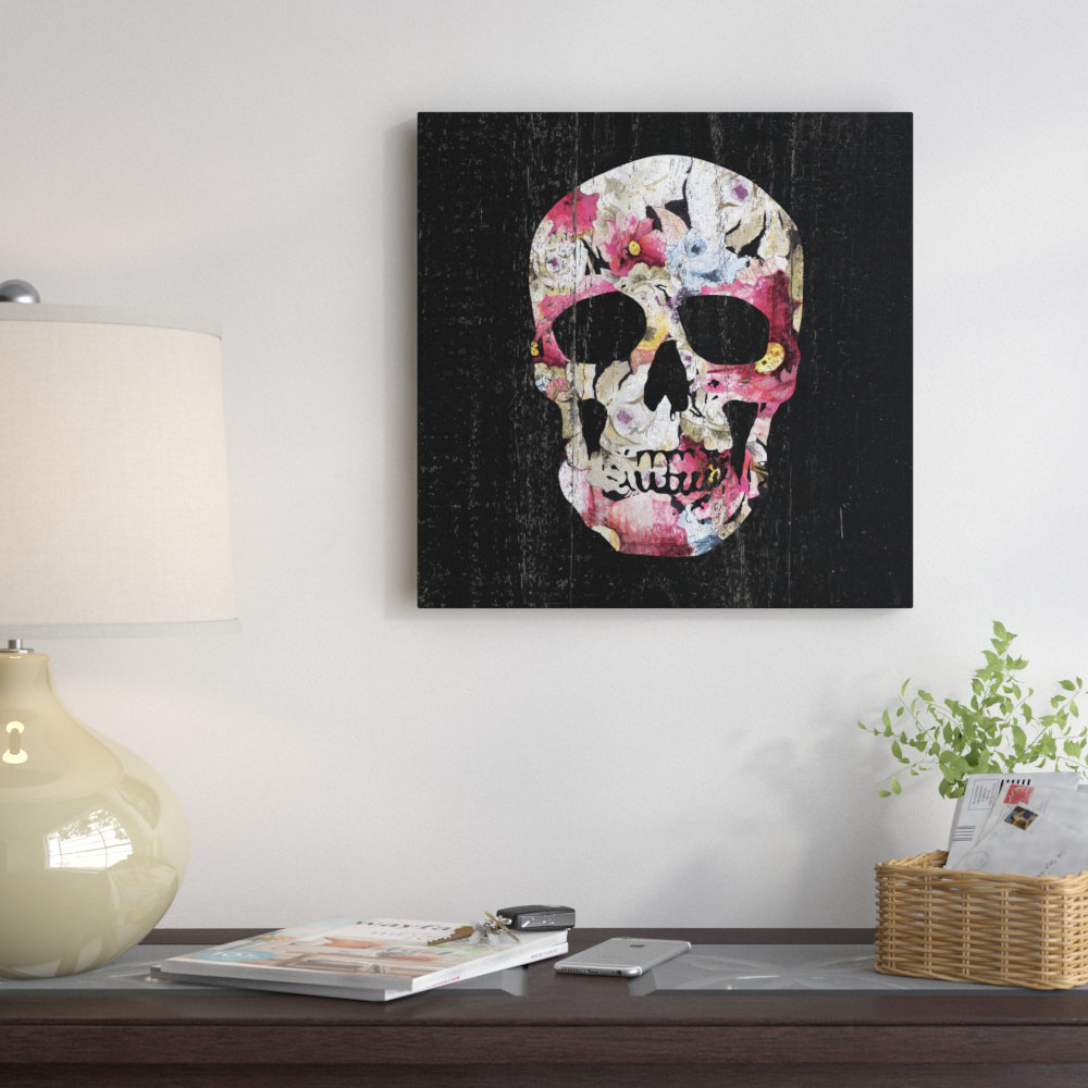 " Pretty Dead Skull " East Urban Home