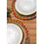 Napperon Daisy en raphia, napperons tissés naturels multicolores Boho, napperons de table