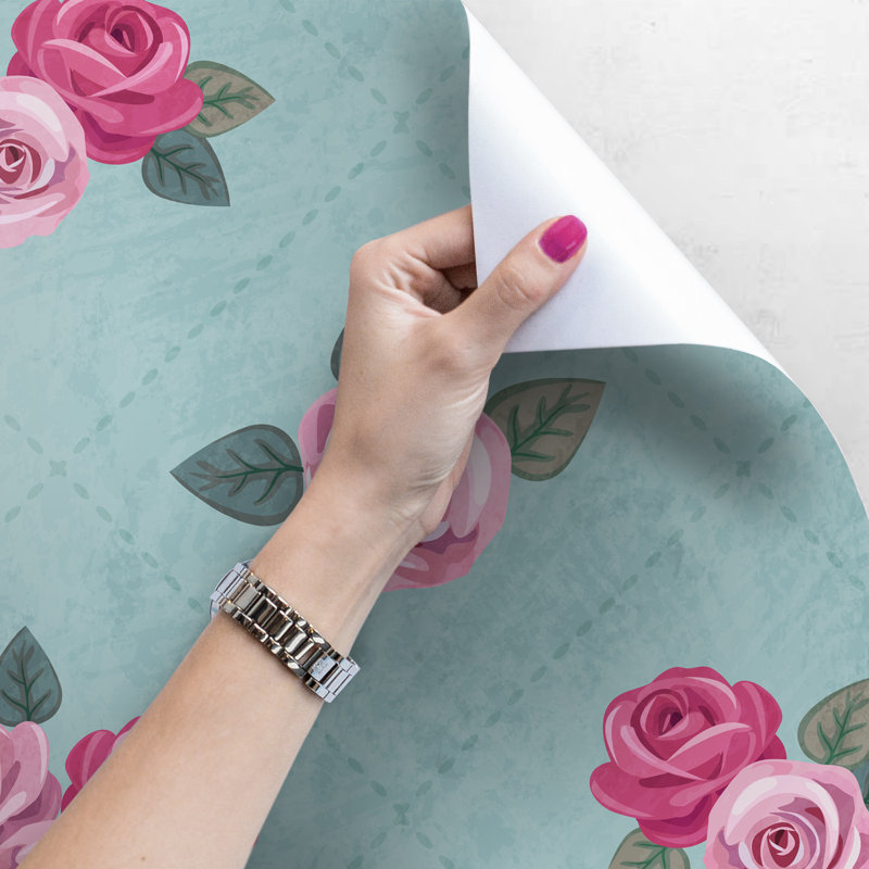 Flavia 2.5m x 2.5m Matte Peel & Stick Mural, 208 x 146cm