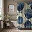 Blue Flows - Rideau de douche Premium-945687515