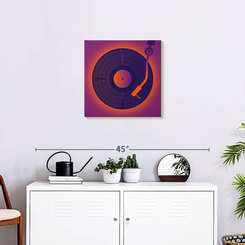 Disque vinyle Abarca, H 20 po x l 20 po