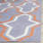 Rodgers Hand Woven Flat Weave Wool/Cotton Geometric Rug in Purple/Orange-774179318