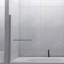 Panneau de douche en verre trempé sans cadre 31 "X55"