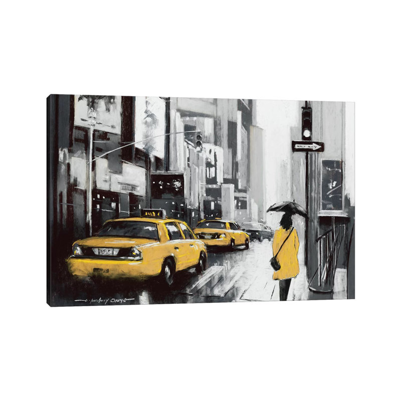 New York City I by E.A. Orme - Wrapped Canvas Painting, 20.32cm H x 30.48cm W x 1.91cm D