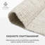 Tapis ivoire en jute / sisal tissé à plat à la main Asta-1702359827