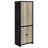 Ritner 3-Piece Entertainment Center 79-Inch TV Stand Black