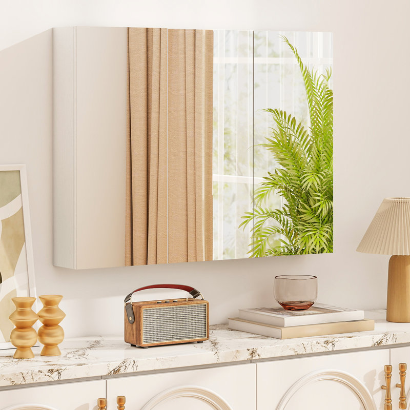 Recessed Mirrored Bathroom Cabinets