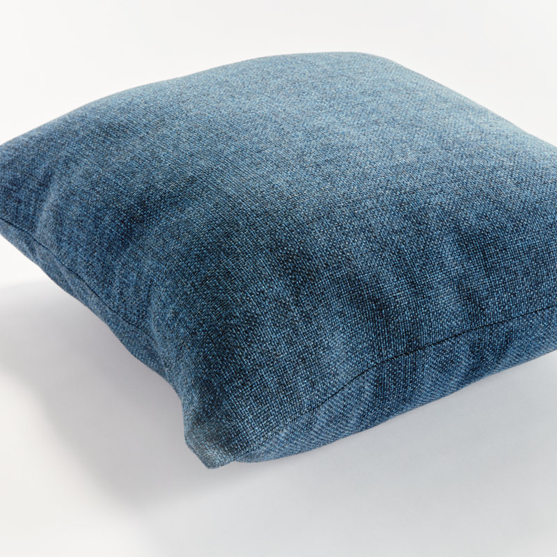 Bevin Polyester Indoor/Outdoor Pillow Cover & Insert, Square, 24"H x 24"W