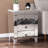 Mirrored End Table With Drawers