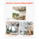 Aluminum Ceiling Fan No Light Remote Control Reversible DC Motor