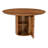Round Solid Wood Dining Table-2088928583
