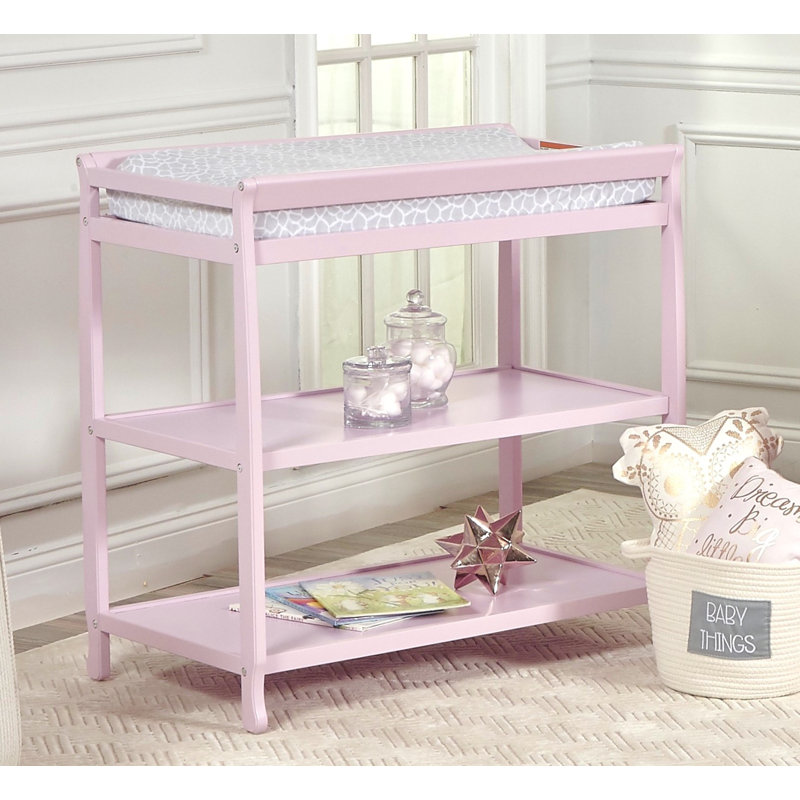 Table à langer Riley, Rose