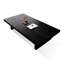 Table basse noire en bois massif-1103329528