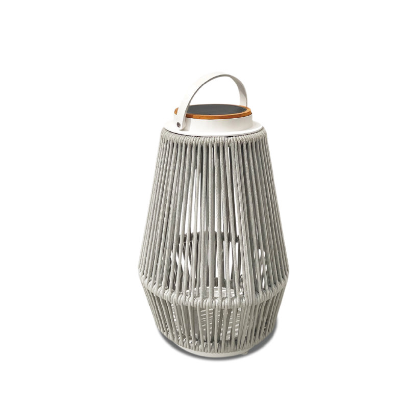 27-Bulb Solar Powered Outdoor Lantern, 49.5" H x 29" W x 29" D