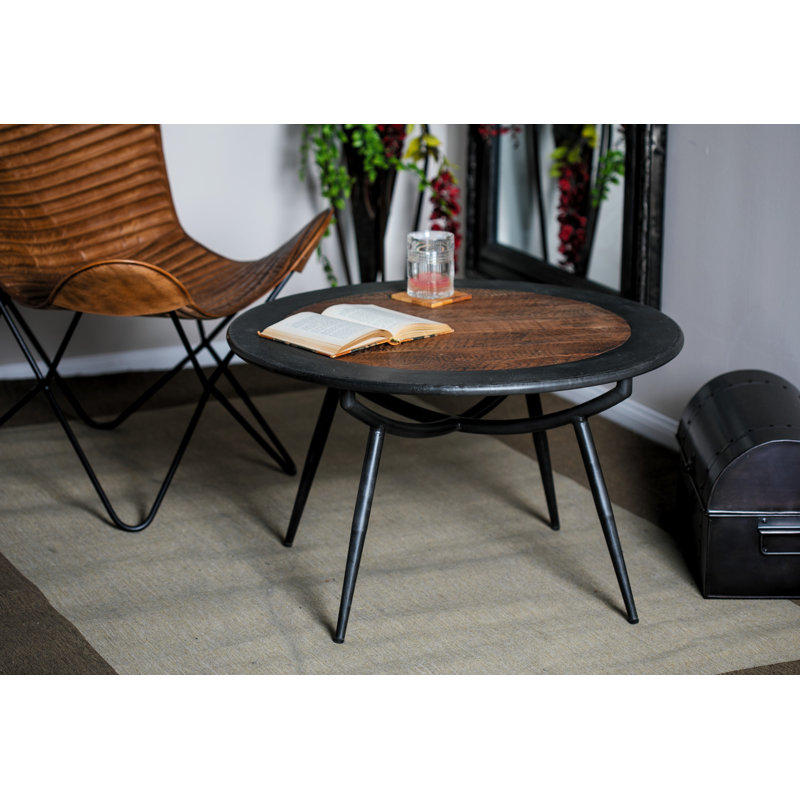 Maytham Solid Wood Top Coffee Table