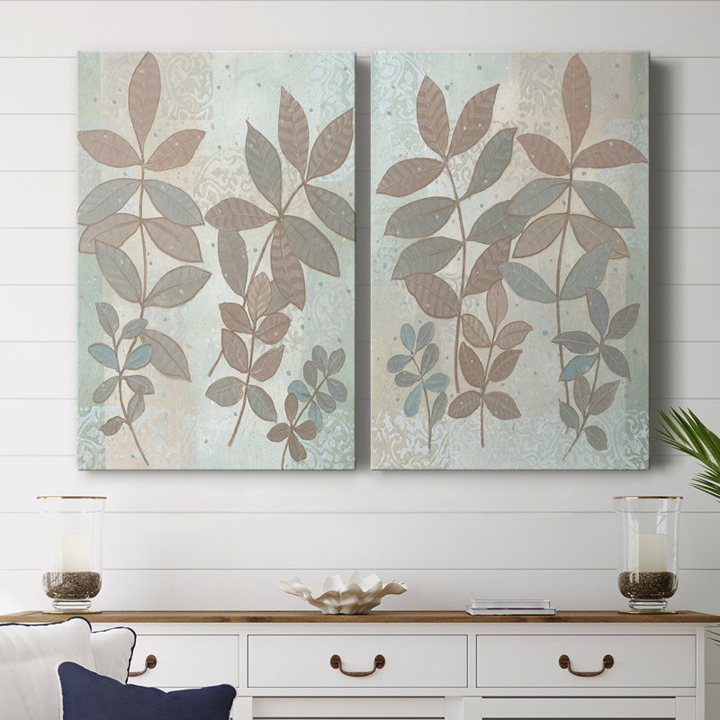 Leaf Cluster I-Premium Gallery Wrapped Canvas -Ready to Hang