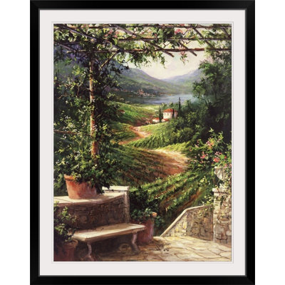 «Zack Chianti Vineyard 'Art Fronckowiak, reproduction d'art