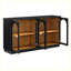 Grande armoire de rangement moderne à 4 portes avec portes en verre Modern-29211834