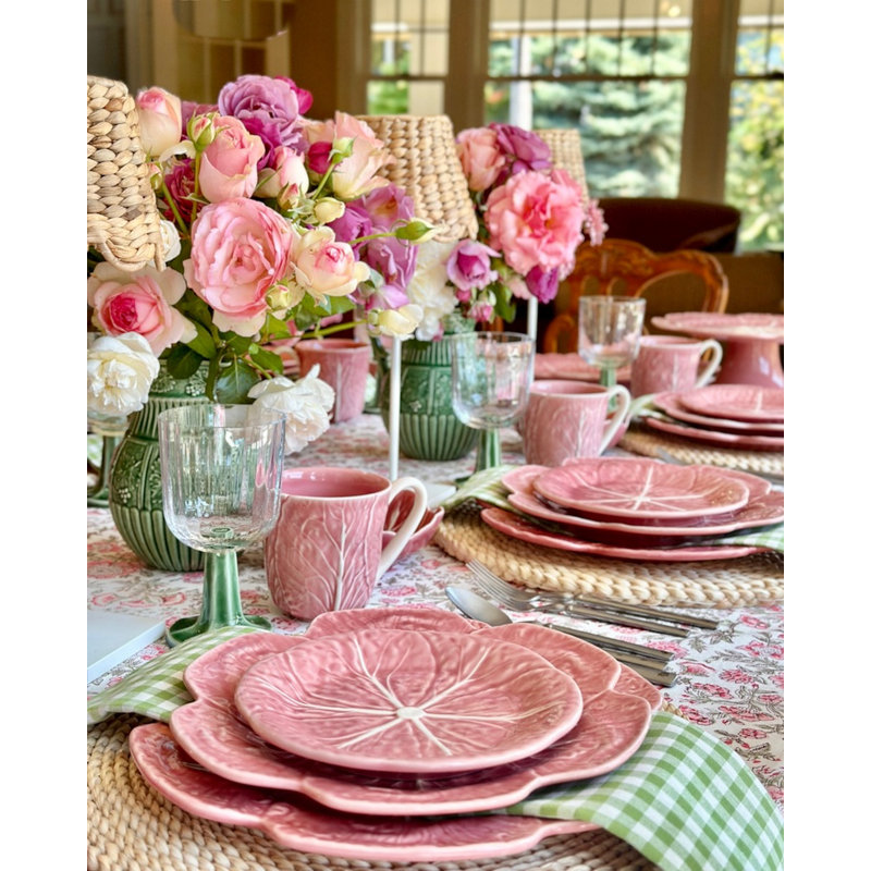 Cabbage Pink Mug, Set of 4