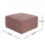 Repose-pieds rembourré carré-2023003360