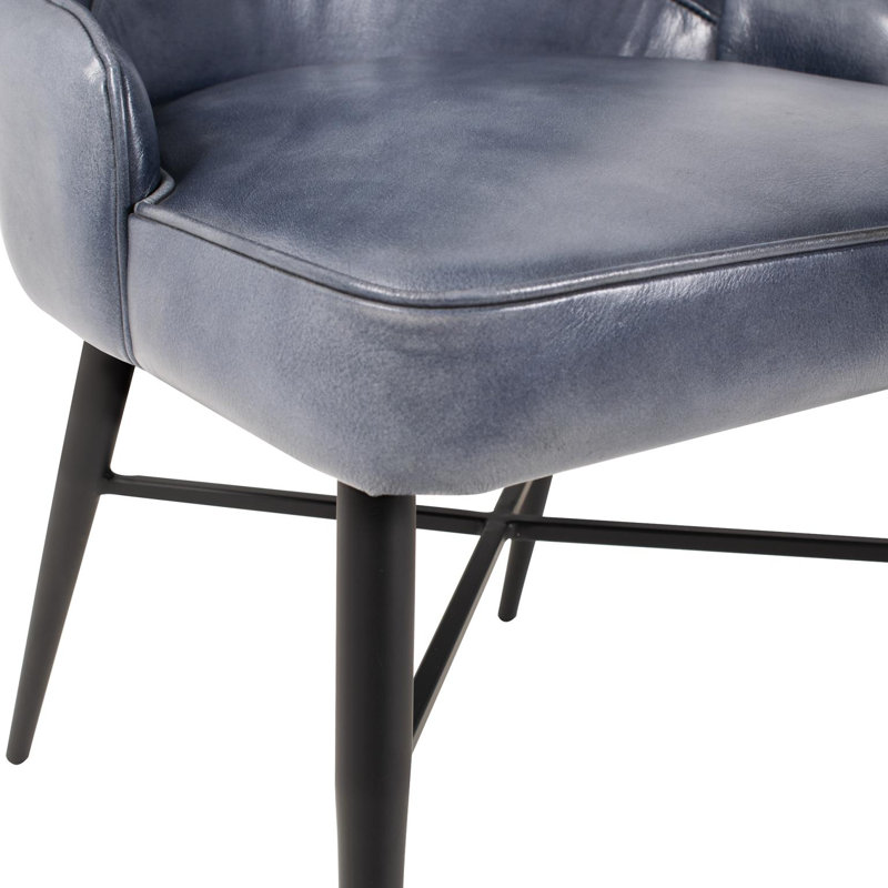 Fauteuil d'appoint en cuir de Melbourne