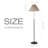 Theeran 60.6'' Powder Coated Novelty Floor Lamp