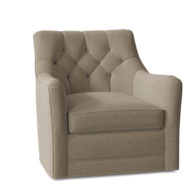 Emery 32" W Tufted Swivel Armchair