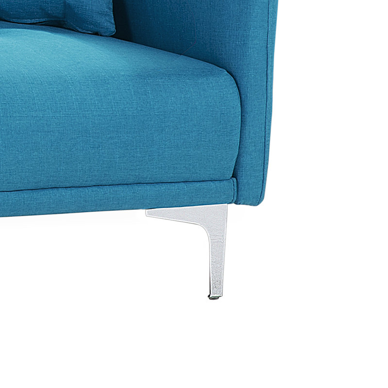Ethel 3 Seater Velvet Sleeper, Blue