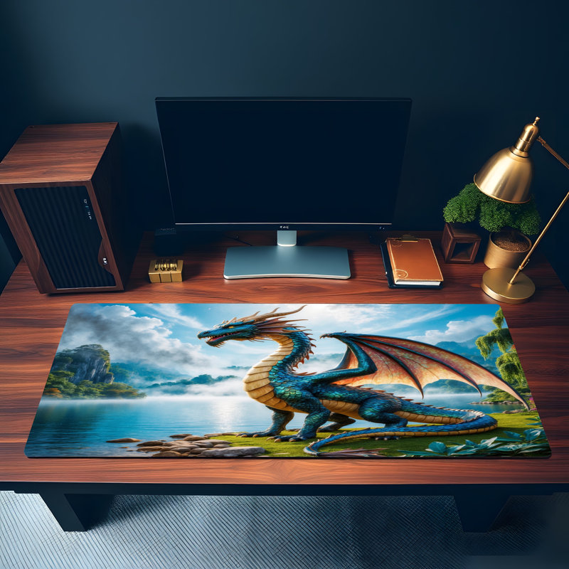 Polyester Desk Pad, 23.6x13.8