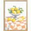 " Picnic Table Citrus Lemon On Plate Floral Botanical "-98265938-98265943
