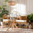 Bali & Pari Seranay Bohemian Scallop Rattan Accent Bench-123187649