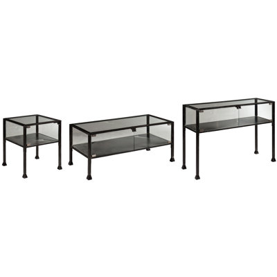Terrarium 3 Piece Living Room Table Set