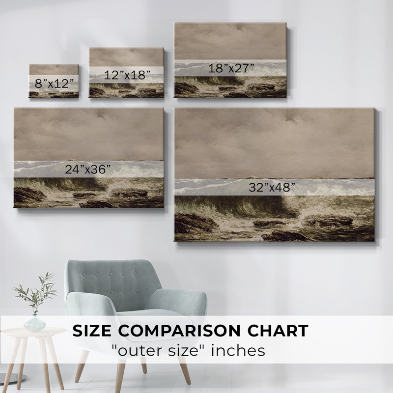 «Vintage Nautical Print-CCXIV» sur, H 19 po x l 28 po x P 1,5 po, Toile tendue