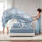 6 PCS  Luxury Sheet Set Blue-124094825