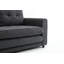 Canapé à 3 volets, canapé-lit futon convertible, causeuse peu encombrante, canapé-lit escamotable pour le salon, tissu en velours de lin